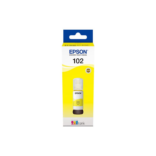 Tinteiro Original Epson EcoTank 102 Amarelo