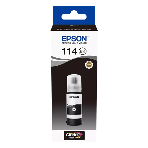 Tinteiro Original Epson EcoTank 114 Preto Pigmentado