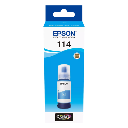 Tinteiro Original Epson EcoTank 114 Ciano