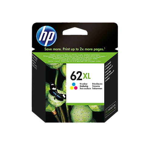 Tinteiro Original HP 62 XL Cor
