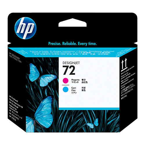 Cabeça de Impressão HP 72 (C9383A) Azul/Magenta