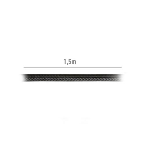 Cabo USB A para USB Tipo-C 1,5m - Preto