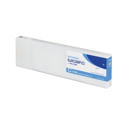 Tinteiro Compatível Epson SJIC26 Ciano