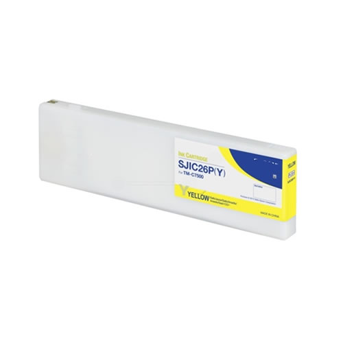 Tinteiro Compatível Epson SJIC26 Amarelo