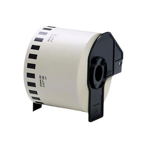Fita Compatível Brother Papel Cont. 62mmx30.48mts