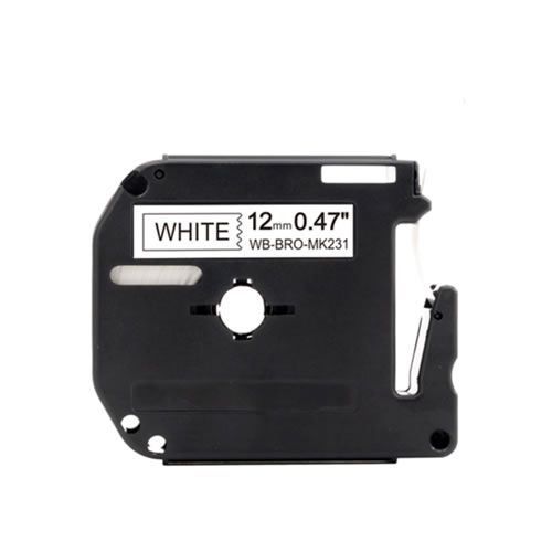 Fita de gravação compatível Brother 12mmx8mts 