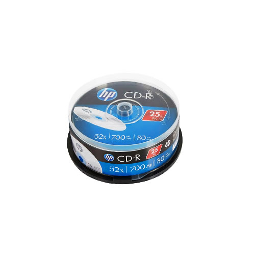 CD-R HP 700Mb 52x 80min Spindle Pack 25