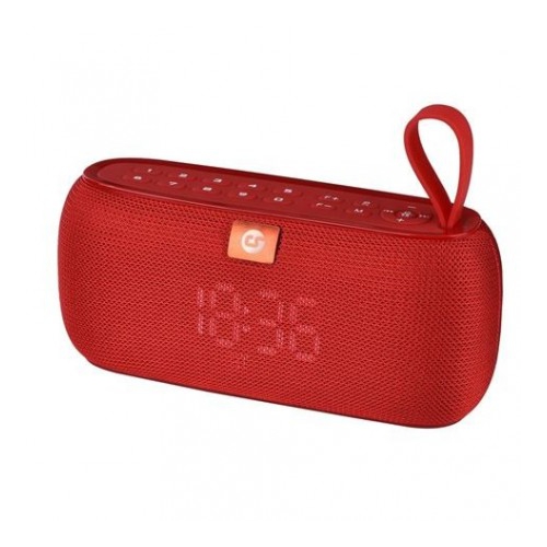 Coluna Coolsound Clock - Vermelho