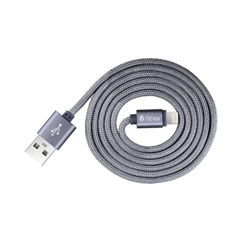 Cabo Lightning para Apple Certificado MFI 1m Cinza