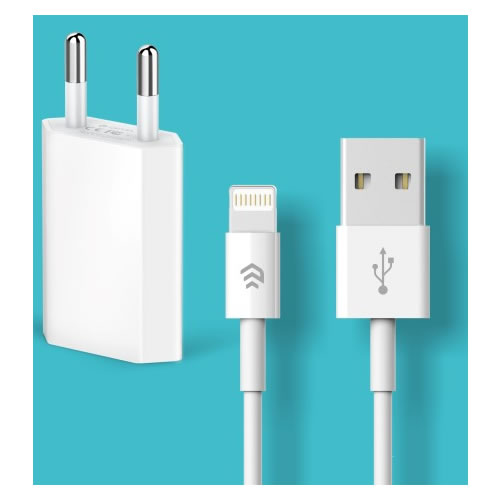 Carregador + Cabo Lightning 1mt Certificado Apple