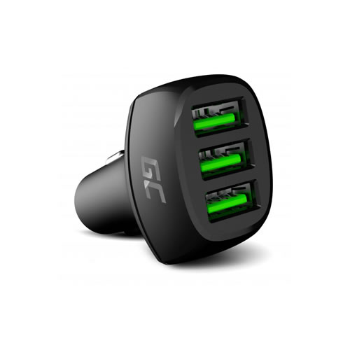 Carregador de Carro PowerRide 54W 3xUSB 18W