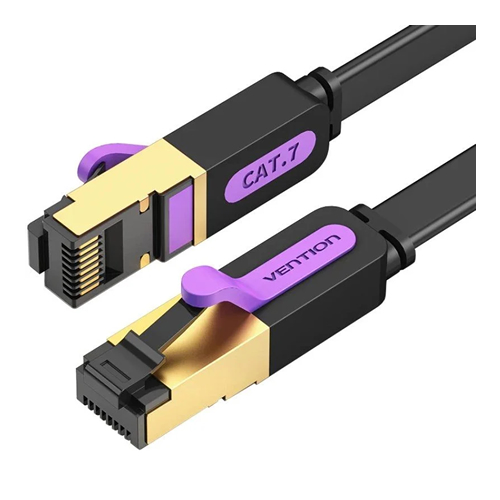 Cabo de Rede RJ45 STP Vention CAT.7 3mt Preto