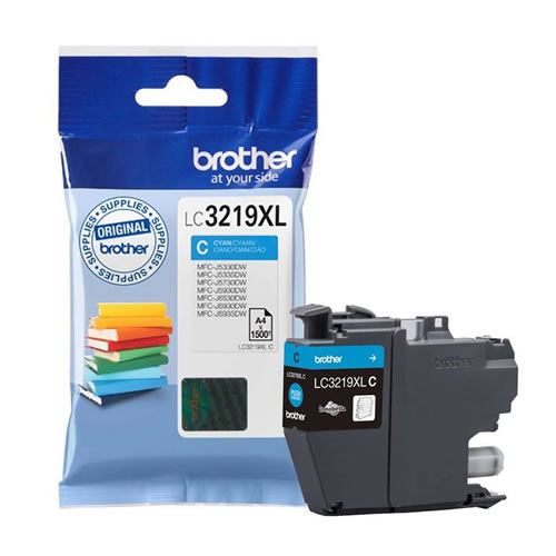 Tinteiro Original Brother LC3219 Ciano