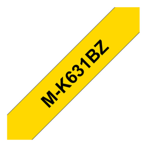 Fita Grav. Orig. Brother 12mmx8mt Amarelo/Preto NL