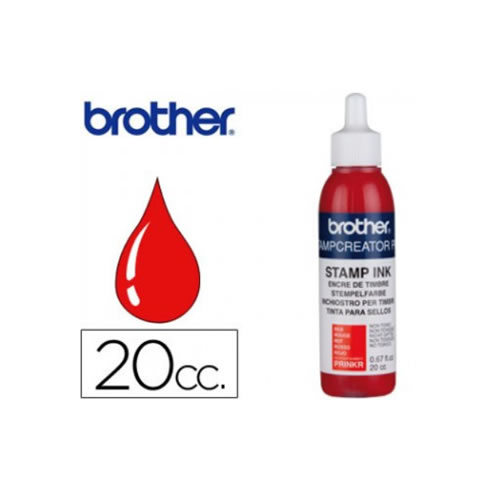 Tinta para Carimbos Brother SC-2000 - Vermelho