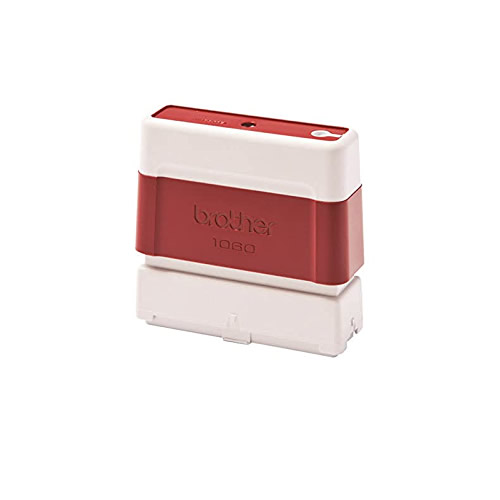 Estrutura Carimbo Brother 10mm x 60mm Vermelho