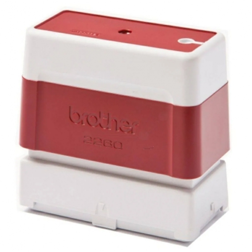 Estrutura Carimbo Brother 22mm x 60mm Vermelho