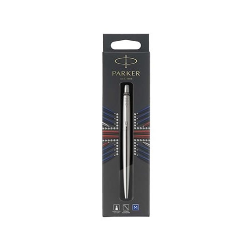 Esferográfica Parker Jotter Aço CT c/ Clip Prata