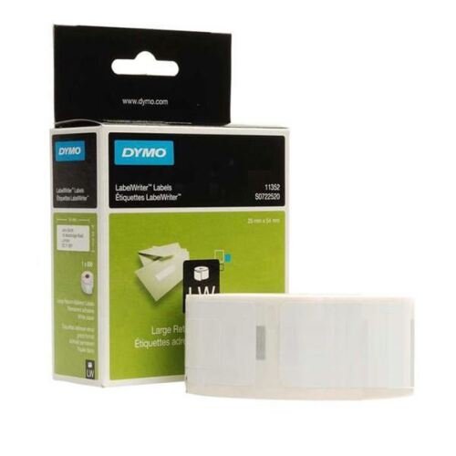 Etiquetas Dymo 11352 25x54mm Rolo 500un.
