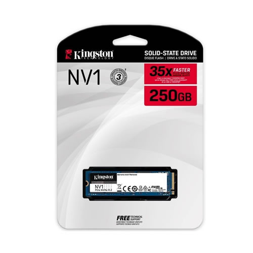 Disco SSD Kingston NV1 250GB/ M.2 2280 PCIe NVMe