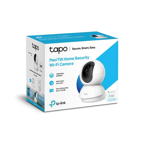 Câmara de Vigilância Tapo C200 360° Full HD Wi-Fi