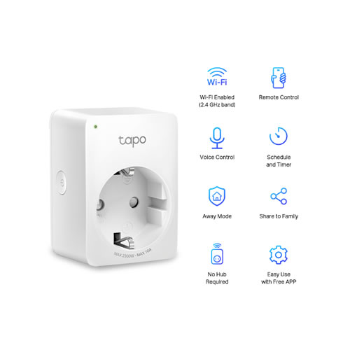 Tomada WiFi Inteligente TP-Link Tapo P100