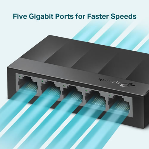 Switch TP-Link TL-LS1005G LiteWave 5 Portas