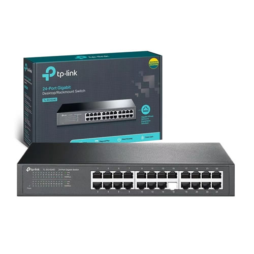 Switch TP-Link Gigabit 24 portas